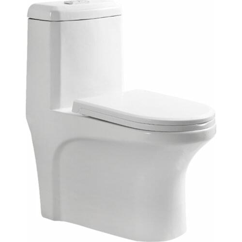 Toilet water -Closet One -Piece S-trap with PVC-Adaptor PP, Soft Close Seat Cover