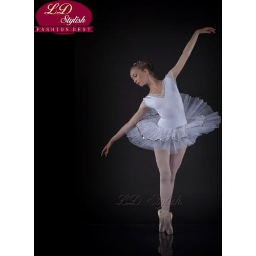 20pcs Girl Princess Dress Adult Ballet Performance Grading Clothing Professional Skirt Fairy Stage Swan Lake LD0004I