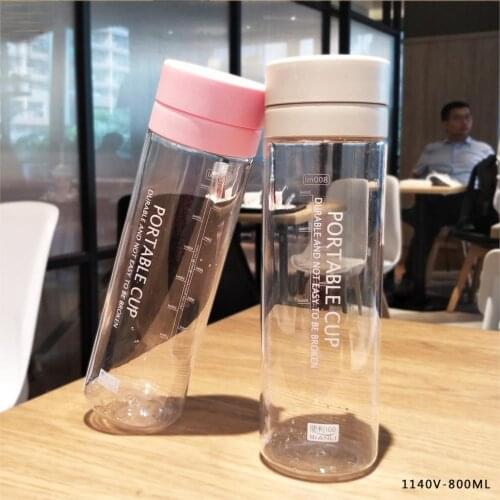 AIWILL portable bottle sealed leak-proof water bottles student will carry impermeable tea water bottle large capacity 800ml
