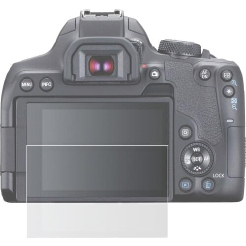 Self-adhesive Tempered Glass Screen Protector Cover Guard for Canon 850D Rebel T8i Kiss X10i PowerShot G7X Mark III Camera