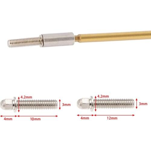 30Pcs Stainless Steel M3 Hex Nut with Round Bullet Cap Screws and Socket Screwdriver for 1.9/2.2" Wheel Crawler Buggy DIY Accs