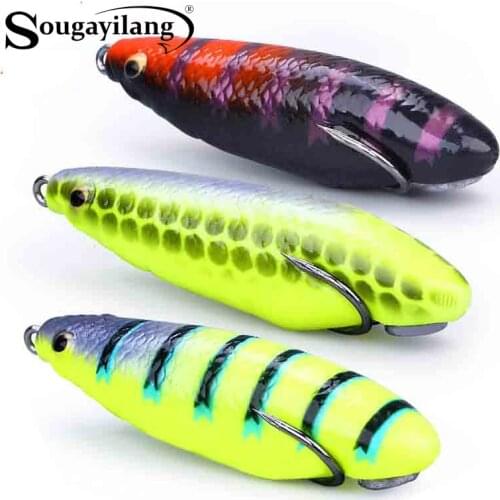 Sougayilang 3pcs Fishing Lure 14.5g 8.5cm Minnow Streak Fishing Bait High Simulation Lifelike Artificial Fish Eyes Fishing Tools