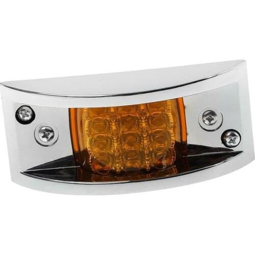 LED Side Marker Fender Light 12/24V Universal Easy To Install Surface Mount