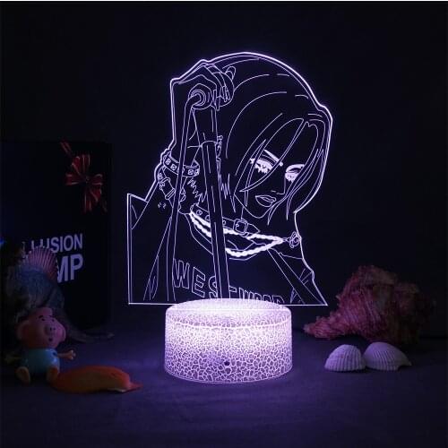 Japanese Anime Nana Osaki Light Led 3D LED Lamp for Bedroom Decor Cool Girls Birthday Gift NANA Figure Nightlight Dropshipping