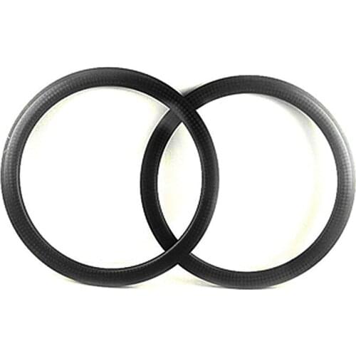 Carbon road bike rims 700c 50x25mm clincher 490g bicycle rims 12k carbon rim road bike rims ERD 546mm