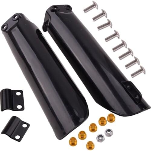 1 Set New Plastic Front Fork Leg Guard Protector Slider Cover for 140cc 160cc Dirt Pitbike Accessories