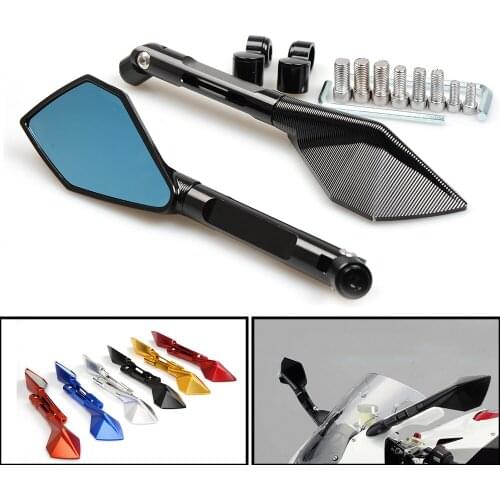 Universal motorcycle Handlebar Rear View Side Mirror Rearview Mirrors For SUZUKI GSR 600 750 1000 GSR 600 GSR750 GSR1000