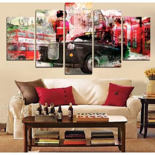 Canvas Painting Wall Art Still Life Painting Soldier Car Decoration Painting Home Decoration Living Room Sofa Background