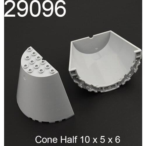 1pcs 29096 Cone Half 10 x 5 x 6 Building block accessories parts MOC DIY Education Build Toys Brick