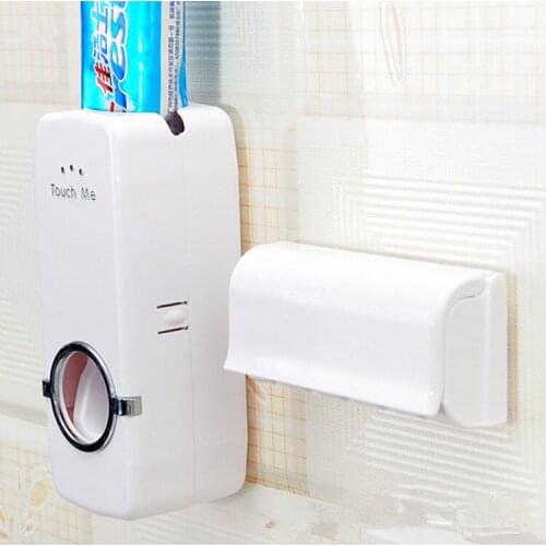 1PC New Multifuction Automatic toothpaste squeezing device toothbrush holder Storage Rack 15.5*5.8*5.8CM OK 0440