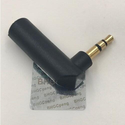 3.5mm Jack Golden Connector Male to Female Audio Connector 90 degree Fine workmanship