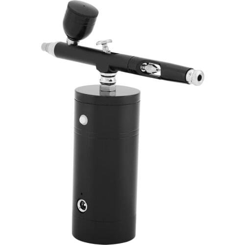 ANENG 0.3mm Black Mini Air Compressor Spray Gun Airbrush Set DIY Wall Drawing Painter Sprayer Gun 7CC Capacity Set