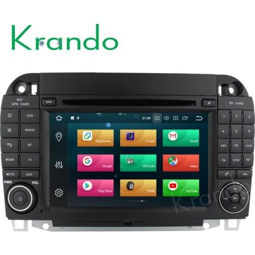 Krando Android 8.0 7'' car radio for BENZ S-CLASS 1998-2005 gps navigation player Steering wheel control wifi dab