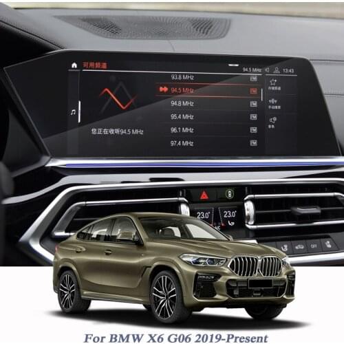 For BMW X6 G06 2019-Present Car Styling GPS Navigation Screen Glass Protective Film Dashboard Display Film Internal Accessories