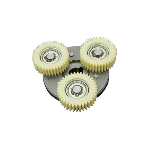 Free shipping 1Set Gear Diameter:38mm Thickness:12mm 36Teeth Motor Gear Assembly-Clutch+3Pieces gear