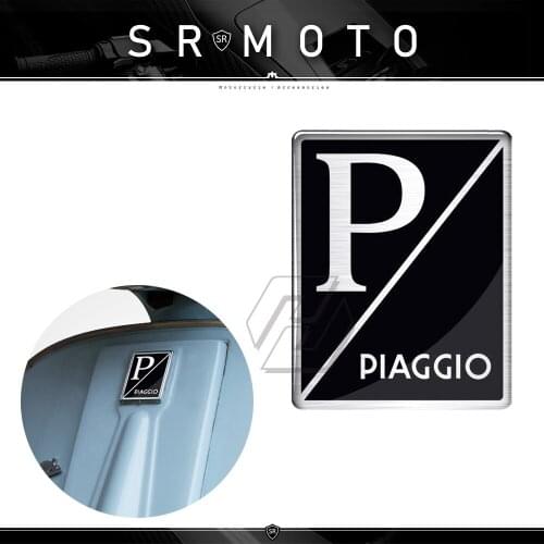 3D Black Motorcycle Decal Emblem Logo Case for PIAGGIO APE Vespa 946 125i 150i ET2 ET4 Granturismo 125 200