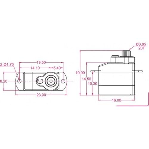 Mini Digital Servo for Airplanes Cars Orlandoo OH35P01 Kits Universal