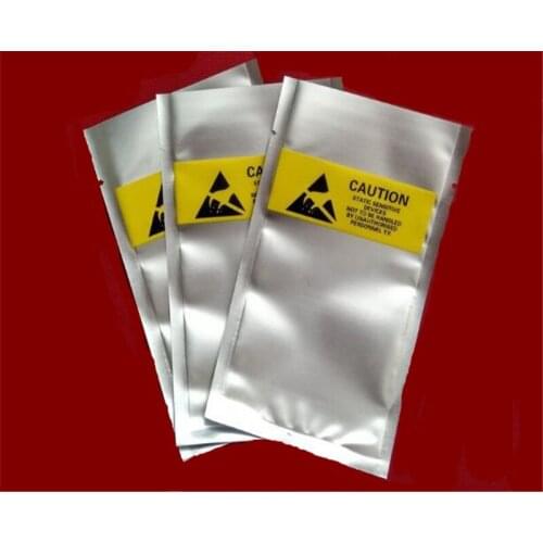 10000ps 7*11cm Small sizes Open Top Anti static Packaging Pouch Shielding ESD Package Retail Plastic Anti-static Bags poly bags