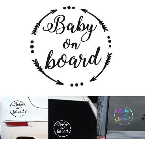 Baby car stickers creative interesting decoration window stickers vinyl waterproof motorcycle sticker car accessories