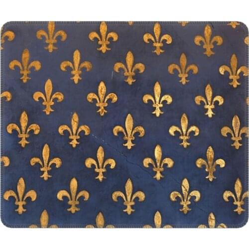 Florence Creative Mouse Pad Fleur De Lis Lily Flower Symbol Flag Antislip Mouse Mats Natural Rubber Gamer Computer Laptop Pad