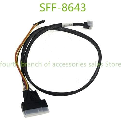 HD Mini-SAS (SFF-8643) to U.2 (SFF-8639) Cable for 2.5" NVMe SSD