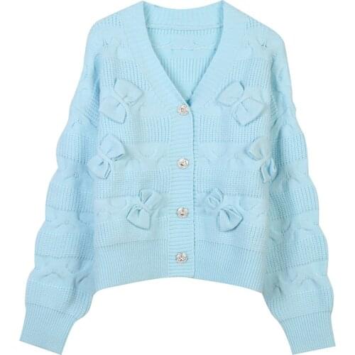 2021 Autumn Winter Women Sweater Cardigans Sexy V-Neck Loose Knit Tops Fashion Streetwear Sweet Kawaii Japanese Korean Style ins