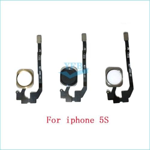 Home Button with Flex Cable For iPhone 5 5G 5S 6 6G 6 Plus 6s 7 8 Plus Home Key Assembly Menu NO TOUCH ID