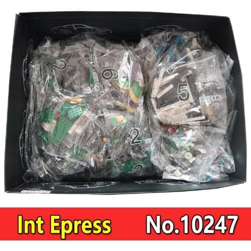 City Streetview Building Blocks Sets Park Ferris Wheel Model 10247 2464Pcs Kits Girl Toys Gifts