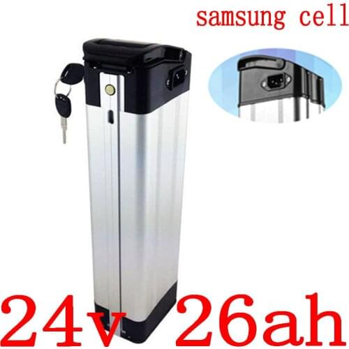 24V battery pack 500W 24V 20AH electric bicycle battery 24V 10AH 13AH 15AH 18AH 20AH 25AH 26AH Lithium battery use samsung cell