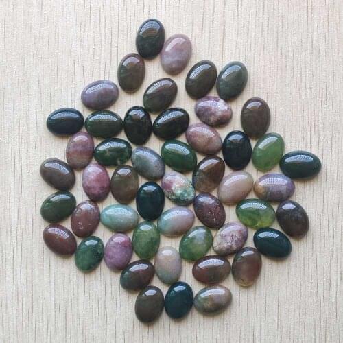 Fashion natural india onyx oval CAB CABOCHON beads for jewelry accessories making 13x18mm wholesale 50pcs/lot free shipping