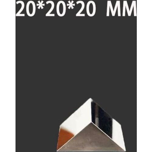 Real Instrument for Optical Lens of Glass Right Angle Prism with Reflective Coating on Two Surfaces