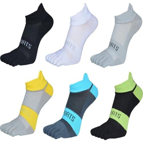 Five Toes Socks Breathable Velvet Ultrathin Five-finger Invisible Anti-skid Anti-friction Boat Sock Ankle Socks Summer