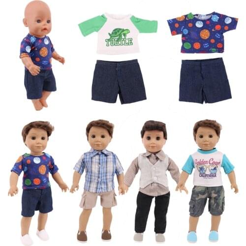 New Doll clothes 5 Styles Clothes Accessories Fit 18 Inch American&43 CM Born Baby Generation,Russian DIY Birthday Girls Gift