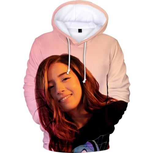 2021 New Pokimane 3D Print Hoodies print Casual Style New Women/men Casual Slim Hot Sale comfatable hooded Clothes