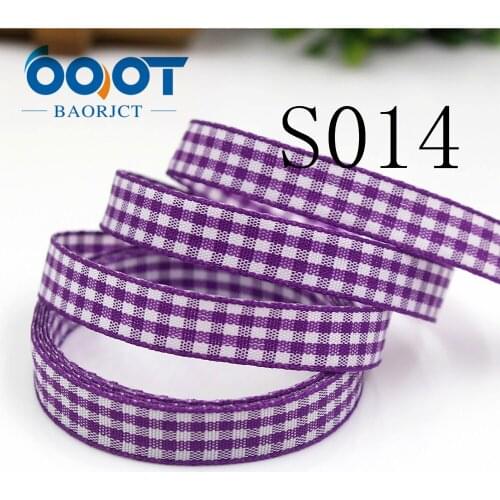 OOOT BAORJCT G-18604-S014-312 10 mm,10 yard Cotton plaid cloth DIY handmade materials,Clothing accessories accessories headdress