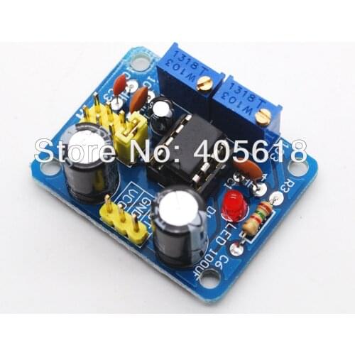 Wholesale 10pcs NE555 Signal Generator Square Wave Pulse Frequency Adjustable Module 1~500KHz