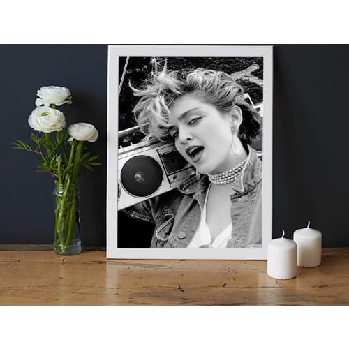 Print Home Decor Madonna Ciccone Canvas Painting Singer Star Wall Art Modern Famous Character Modular Picture Living Room Poster