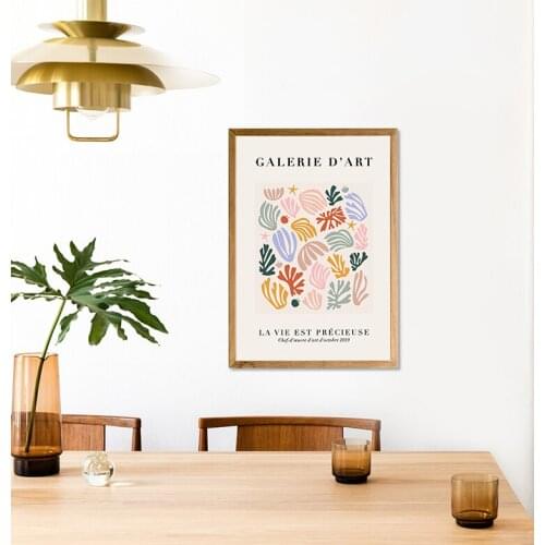 Matisse Inspired Print, Henri Matisse Print, Matisse Exhibition Poster, Abstract Shape Print. Gallery Print