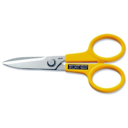 MADE IN JAPAN OLFA SCS-2 Stainless Steel Serrated Edge Multi-Purpose Scissors 7" / 180mm long