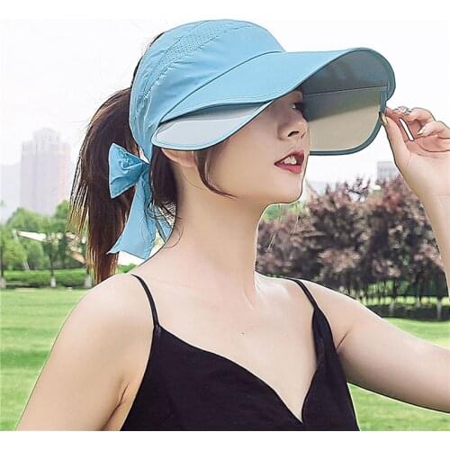 Summer Female Sun Hats Big Brim Classic Bowknot Foldable Fashion Straw Hat Casual Outdoor Beach Cap For Women UV Protected Hat
