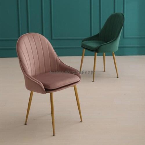 Nordic Family Dining Chair Net Red Back Modern Simple Luxury Dressing