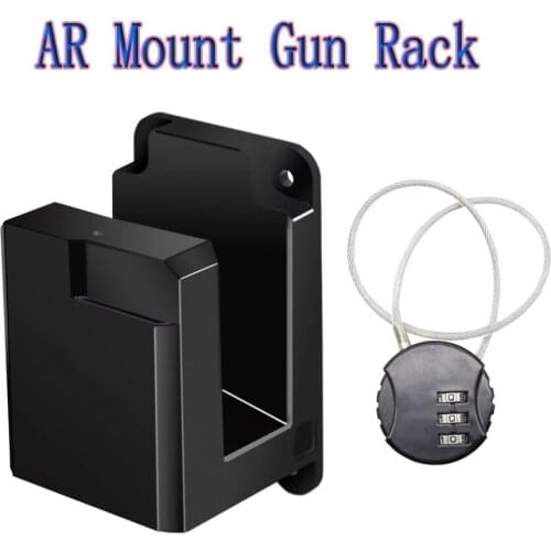 Tactical AR Mount Gun Rack Rifle Display storage rack, Shotgun Hook, Gun Safety wall Storage, Gun Room Installation
