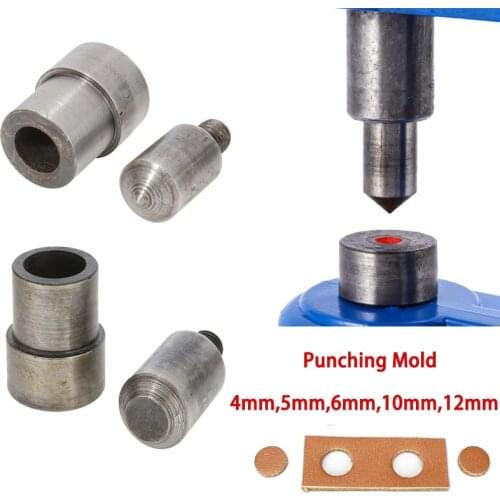 Grommet Press Machine Punching Mold Blow Hole Punch Dedicated Mold Opening Tool Dies Drilling Eyelet Button 4mm 5mm 6mm 10mm