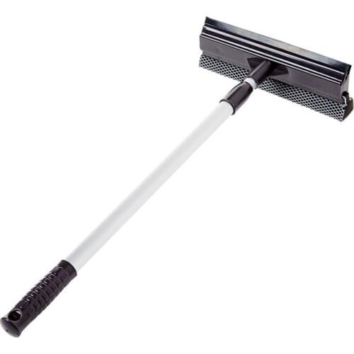 Long Handle Retractable Aluminum Rod Window Cleaner Household Double-sided Wiper Household Window Cleaning Tool