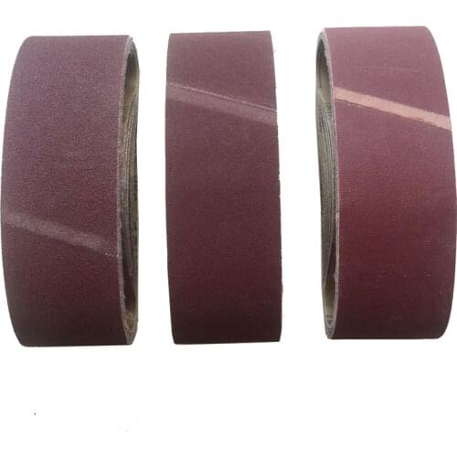 10pcs 533*75mm Sanding Belt Handheld Sandpaper for Tank Sander Track Sander Belt