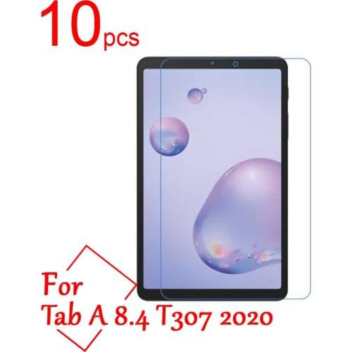 10pcs Ultra Clear/Matte/Nano Anti-Explosion LCD Screen Protectors Cover for Samsung Galaxy Tab A 8.4 T307 2020 Protective Film