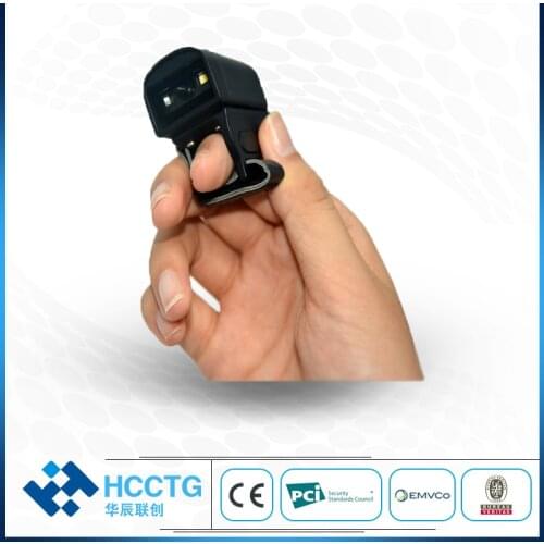 1D 2D Ring Bluetooth Scanner CMOS video Ring Barcode Scanner HS-S02