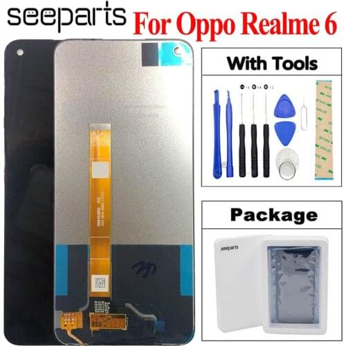 6.5 inches LCD for OPPO Realme 6 LCD display touch panel screen sensor assembly for Realme 6 RMX2001 LCD replacement