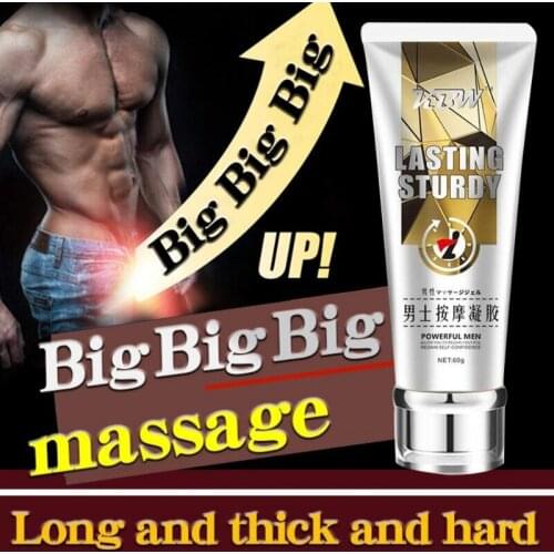 60ML Strong Man Massage Essential Oil Penis Enlargement Cream Sex Products for Men Aphrodisiac paste Plant extracts for Man