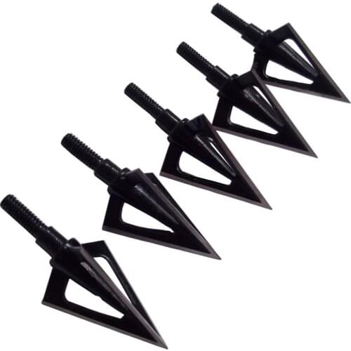 8pcs 100 Grain 3 Fixed Blade Screw Hunting Archery Arrow Head Balestra Crossbow Head Arrows Archery Accessories d